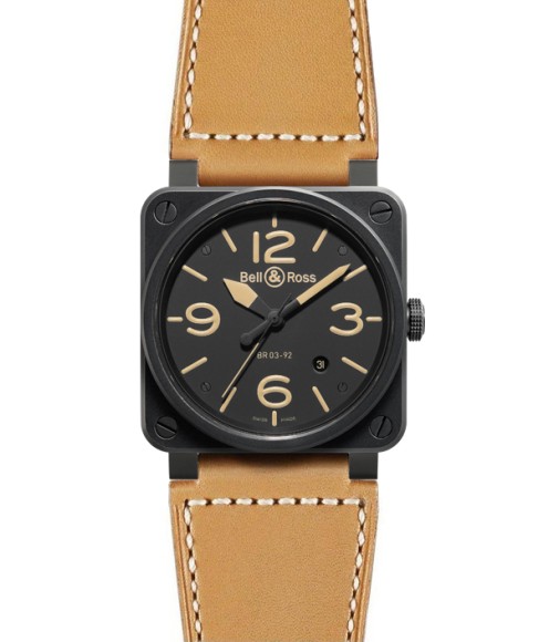 Bell & Ross Automatic 42mm Mens Watch Replica BR 03-92 HERITAGE